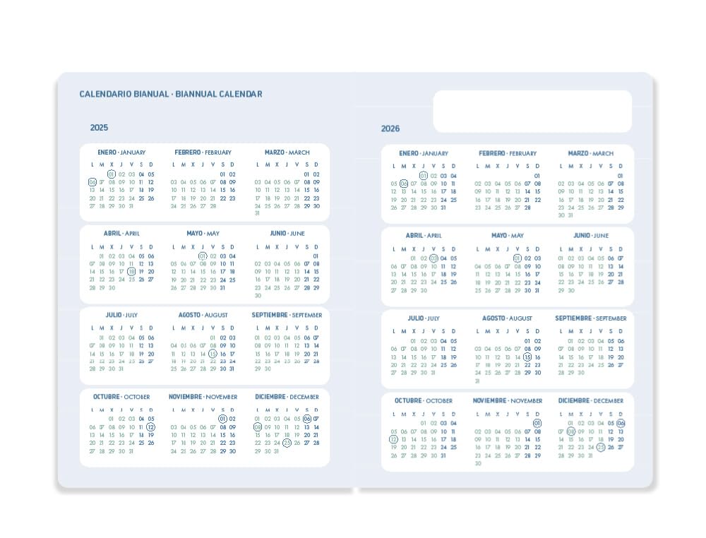 Image secondaire de Agenda Scolaire Bilingue Liderpapel 2025-2026 Rouge A5