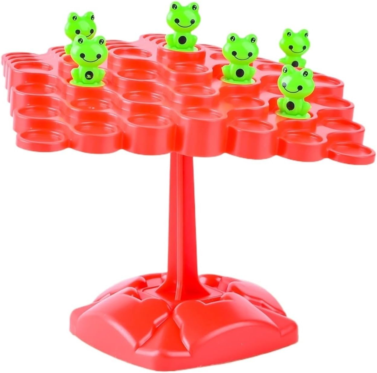 Frog Balance Tree Stacking Puzzle Game Set - Engaging Family Fun for All Ages