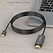 UVOOI Mini DisplayPort to HDMI Cable 4K 10 Feet (2-Pack), Mini DP to HDMI Cable Cord (Thunderbolt Compatible with MacBook Air/Pro, Surface Pro/Dock) for HDTV, Projector, Monitor