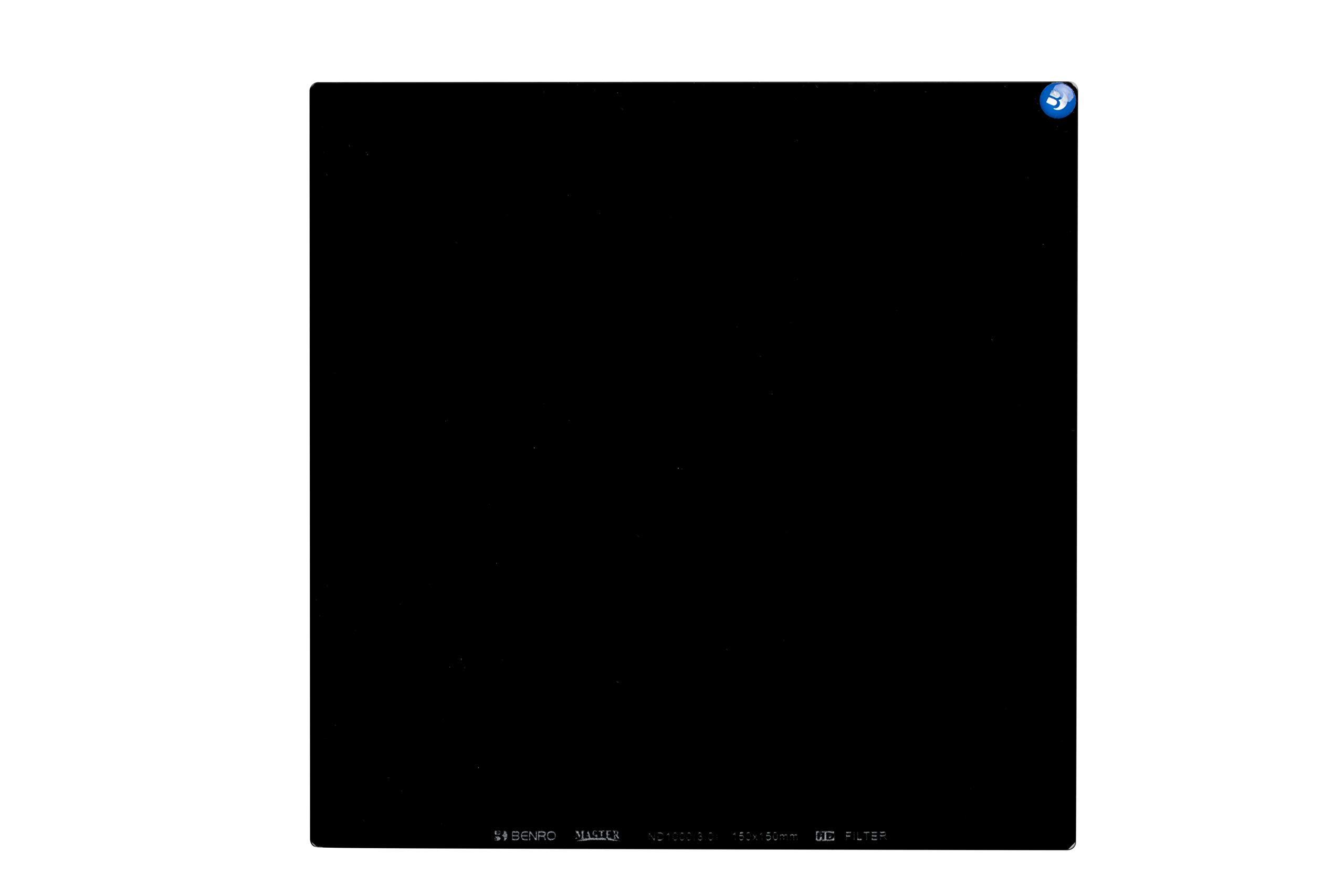 Benro Master 150x150mm Glass Neutral Density 10-stop, Black