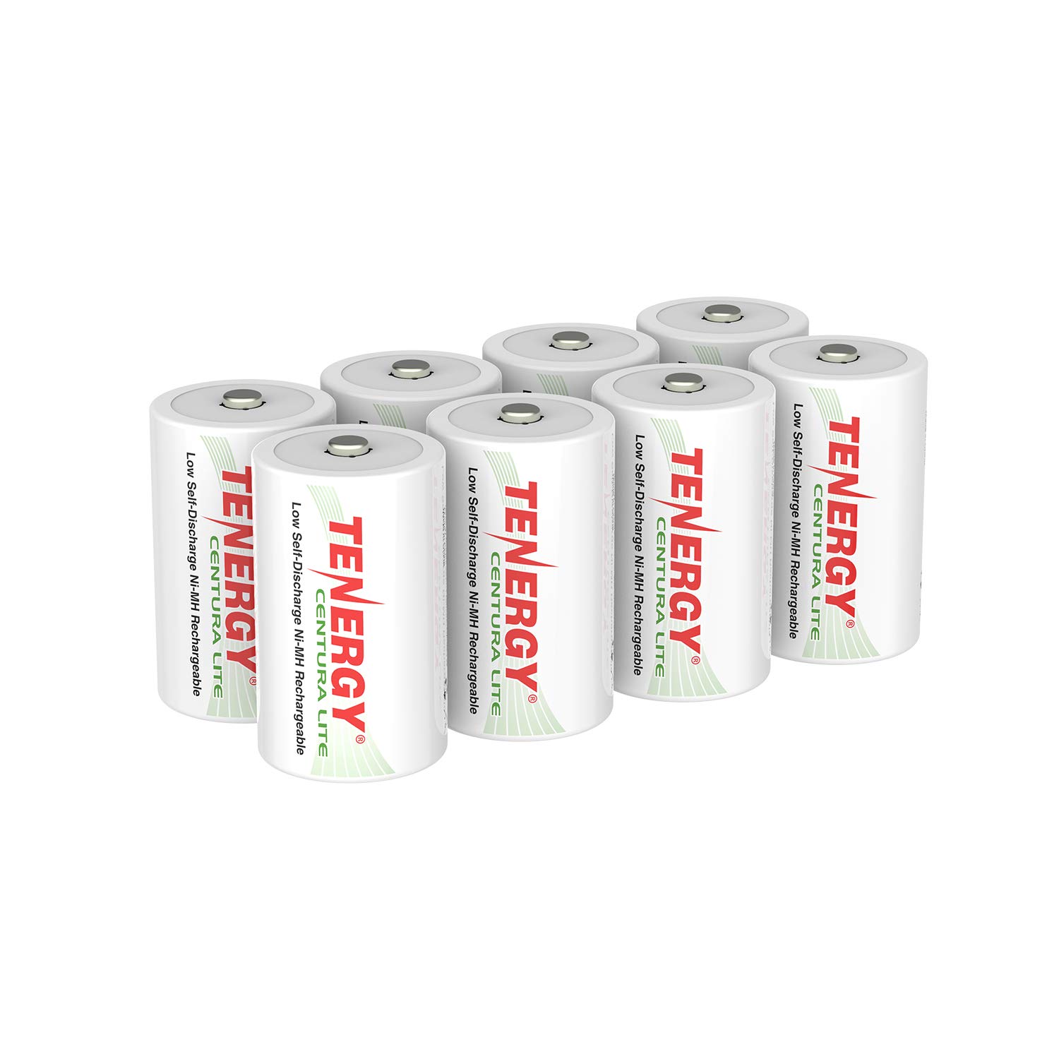 Buy Tenergy Centura Lite 1.2V NiMH Rechargeable D Battery, 3000mAh Low