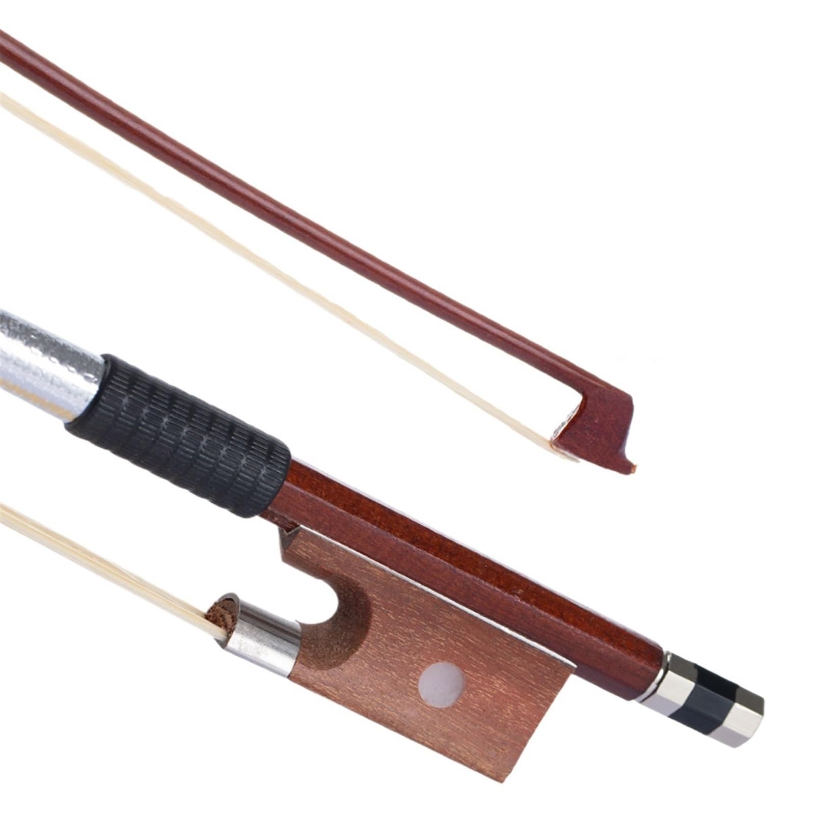 Arco per violino da esibizione Accessori per strumenti musicali in vero crine di cavallo di qualità professionale per arco di violino(1/8)