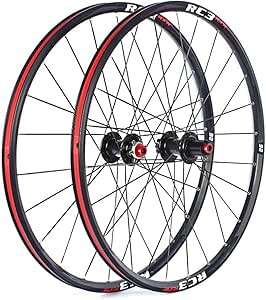 Jeu De Roues Carbone VTT 29er - Jantes 6 Rayons, Freins à Disque, 6 Boulons