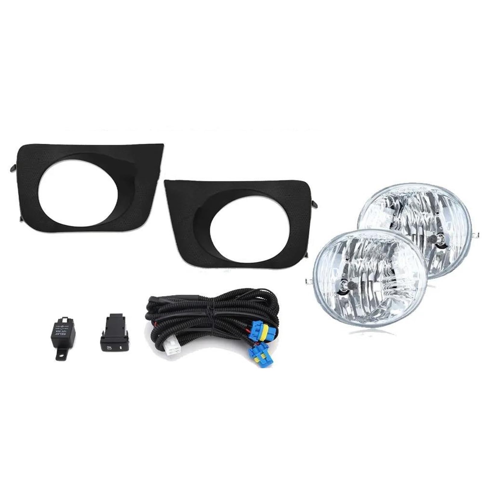 Générique Feux anti-brouillard Jeu Phares Antibrouillard Avant Pour 4 Runner Pour Hilux 2005–2009 Réflecteur Avec Interrupteur Faisceau Fils Couvercle Phare Feux Antibrouillard Avant