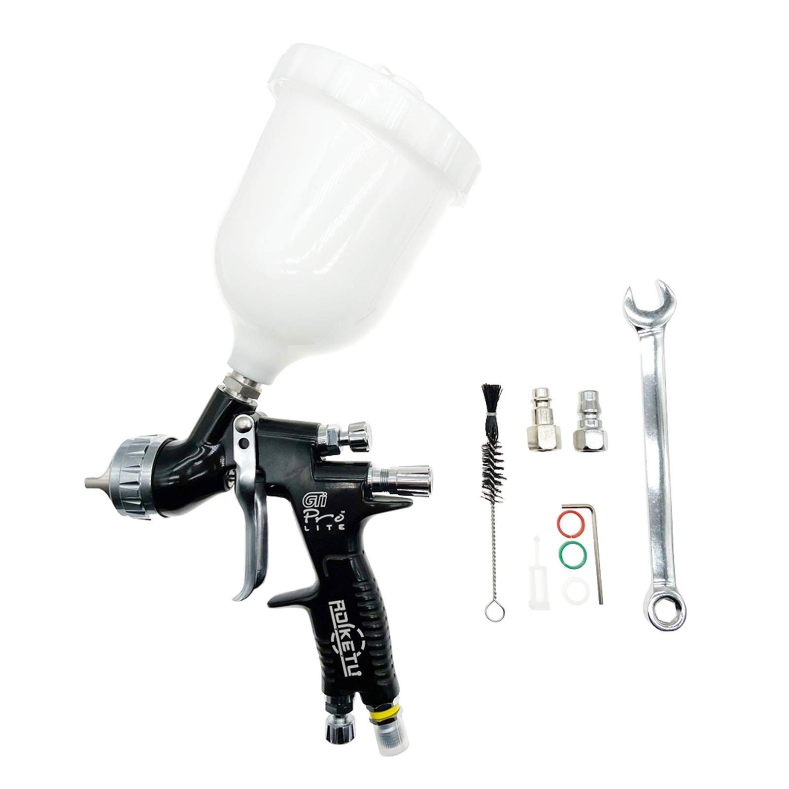 Kit aerografo Dipinto Professionale di Alta qualità Airbrush TE20 / T110 1.3mm Ugello Spray Pistola Vernice Aerografo aerografo aerografo aerografo Spazzole ad Aria per la Pittura