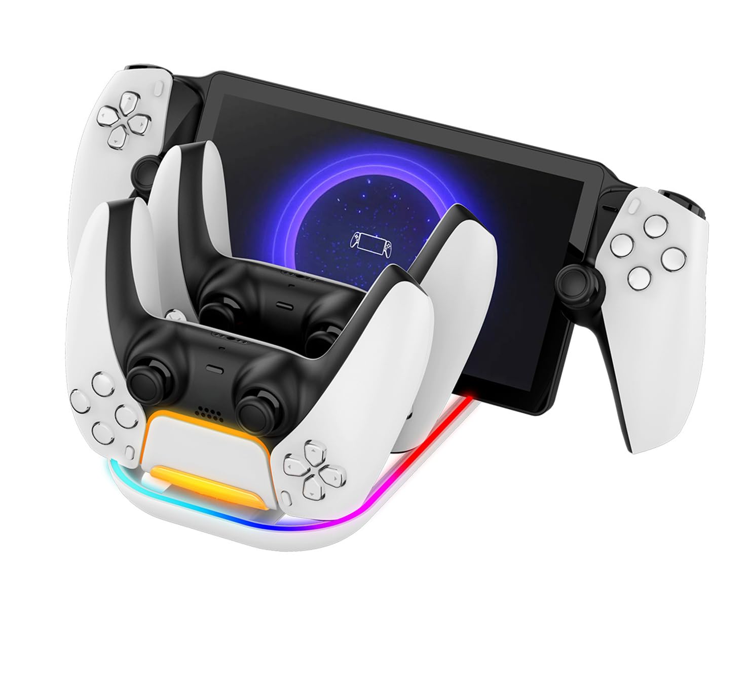 Amazon.co.jp: SHEAWA PlayStation Portal/PS5コントローラー用充電器 