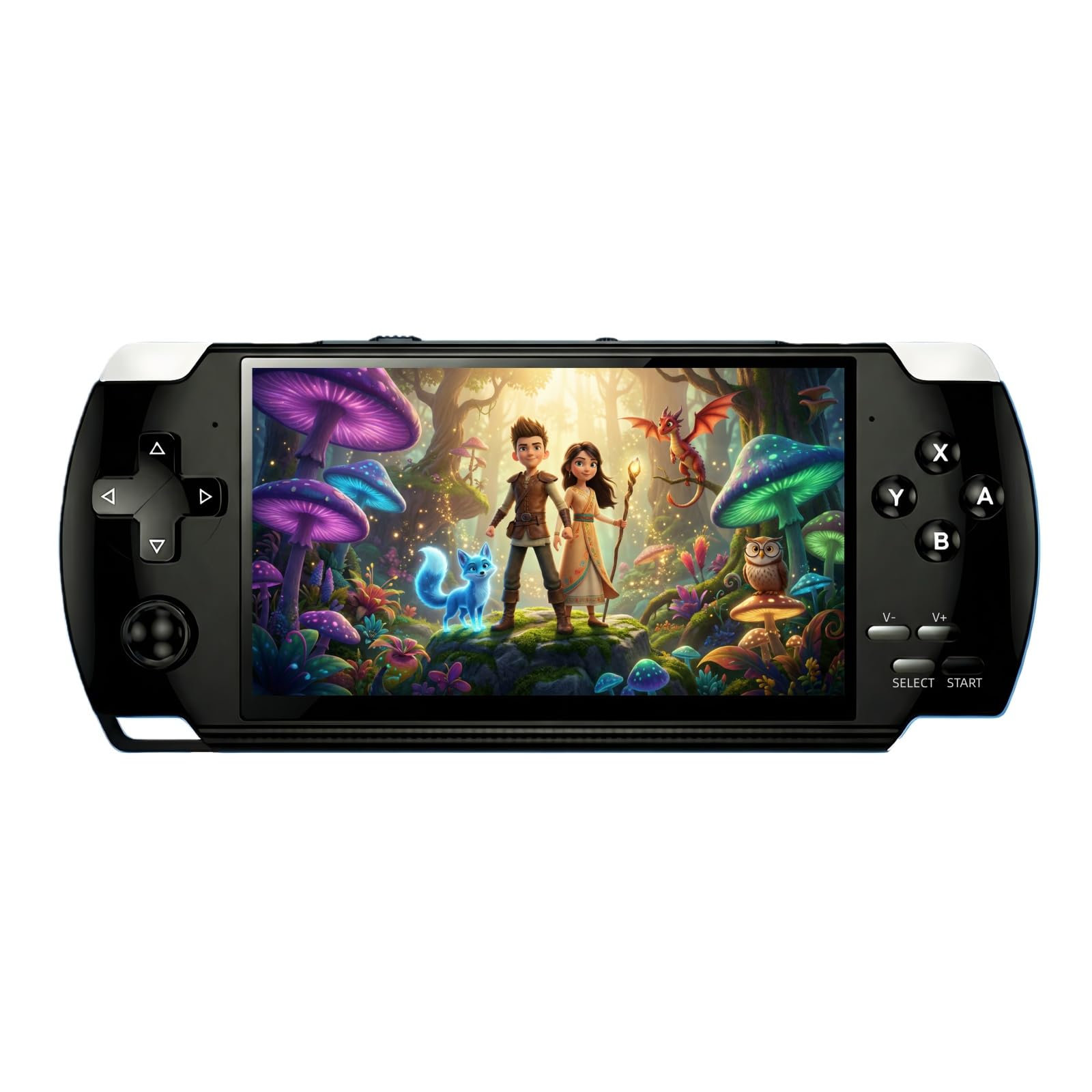 Display 4.3 Po Console di Videogiochi Classica X6 Console Portatile Portatile Emulatori Multipli Lettore MP4/MP3/Libri Digitali Uscita TV Retro Portatile Regalo di Compleanno/Festa