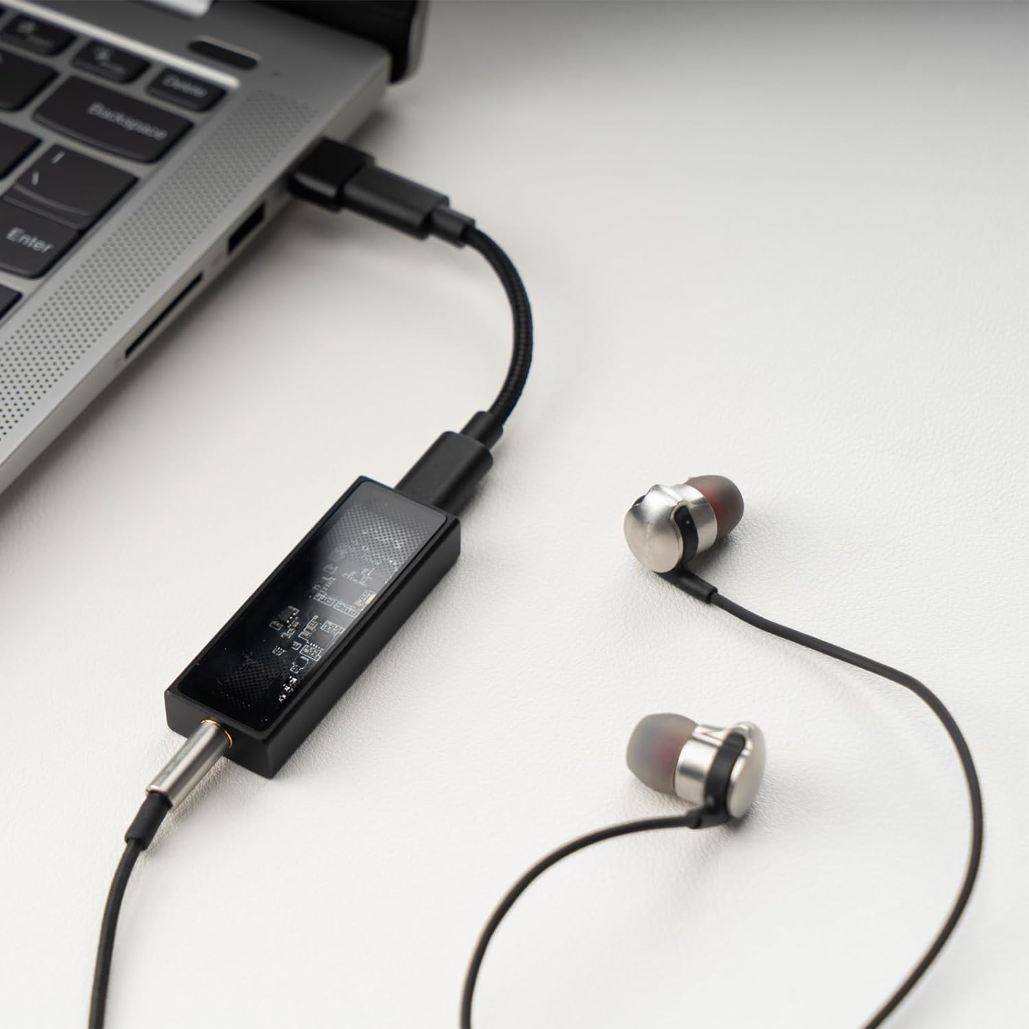 Questyle M12i - Amplificatore per cuffie portatile DAC USB, certificato MFi, DAC Hi-Res, basso rumore, per smartphone, PC, computer portatili, jack da 3,5 mm, amplificatori per cuffie, DAC USB