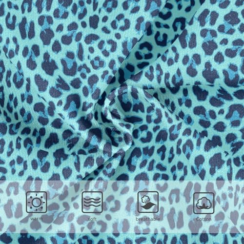 Little Girl Underwear Toddler Panties Kids Undies Blue Leopard Print Soft Cotton Briefs 2T-8Y3