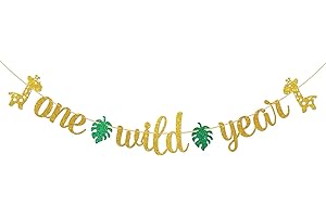 One Wild Year Banner: Celebrate Your Little Explorer's First Adventure