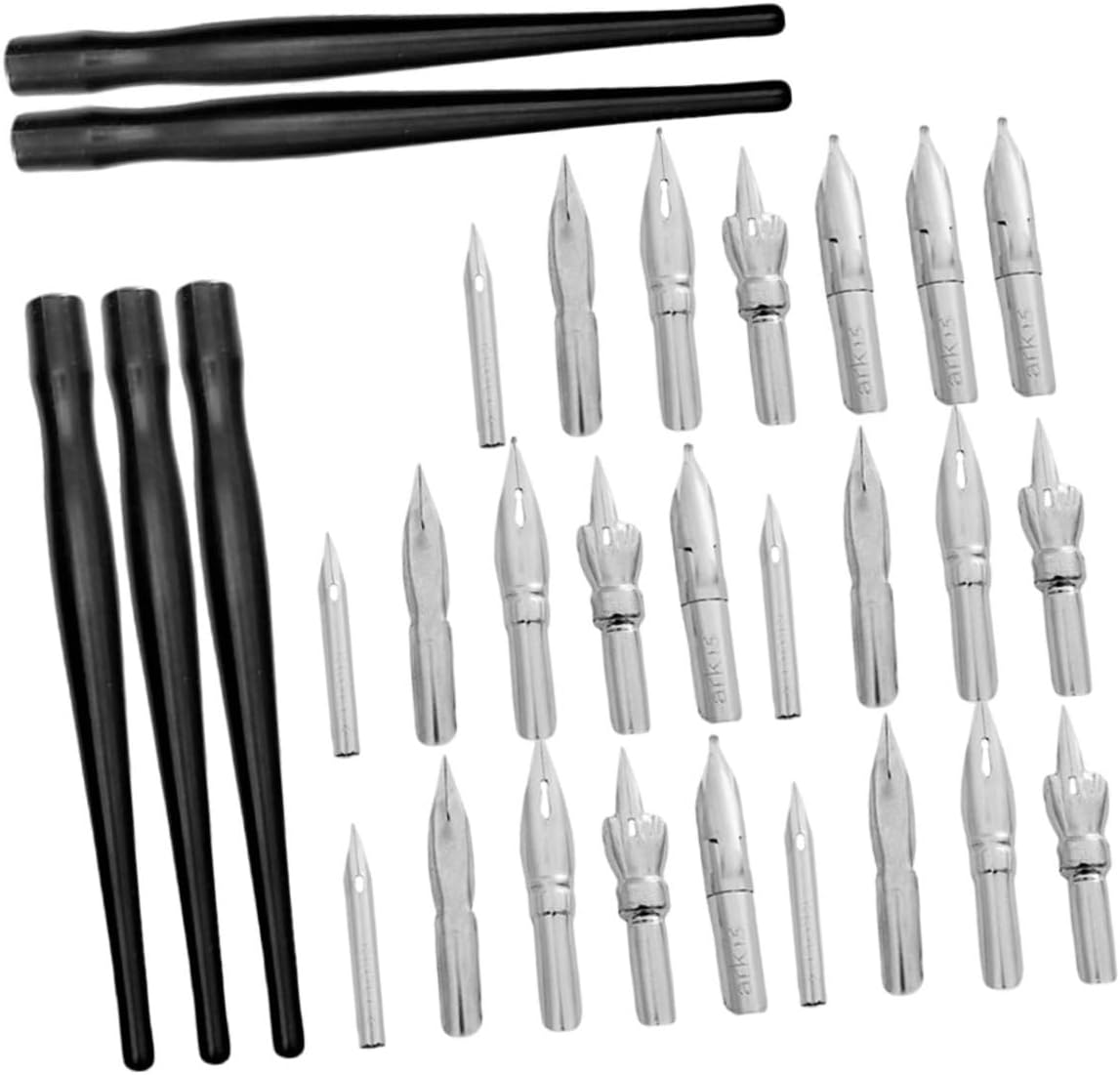 1set Manga Dip Pen with Nibs Versatile Calligraphy Replacement Nibs for Drawing Writing and Manga -friendly Design for Artists and Beginners