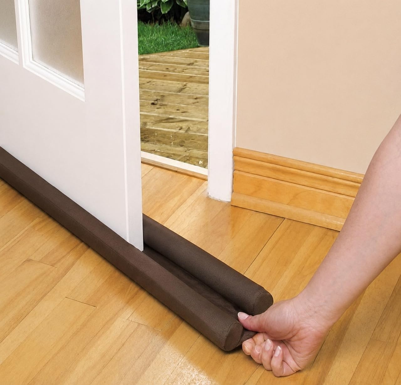 PVC Door Bottom Seal Strip Guard Gap Filler (39 Inches, Pack of 3) – Soundproof Door Draft Stopper, Dust, Noise & Insect Blocker, Energy Saving Under Door Seal for Home & Office, Black-image-28