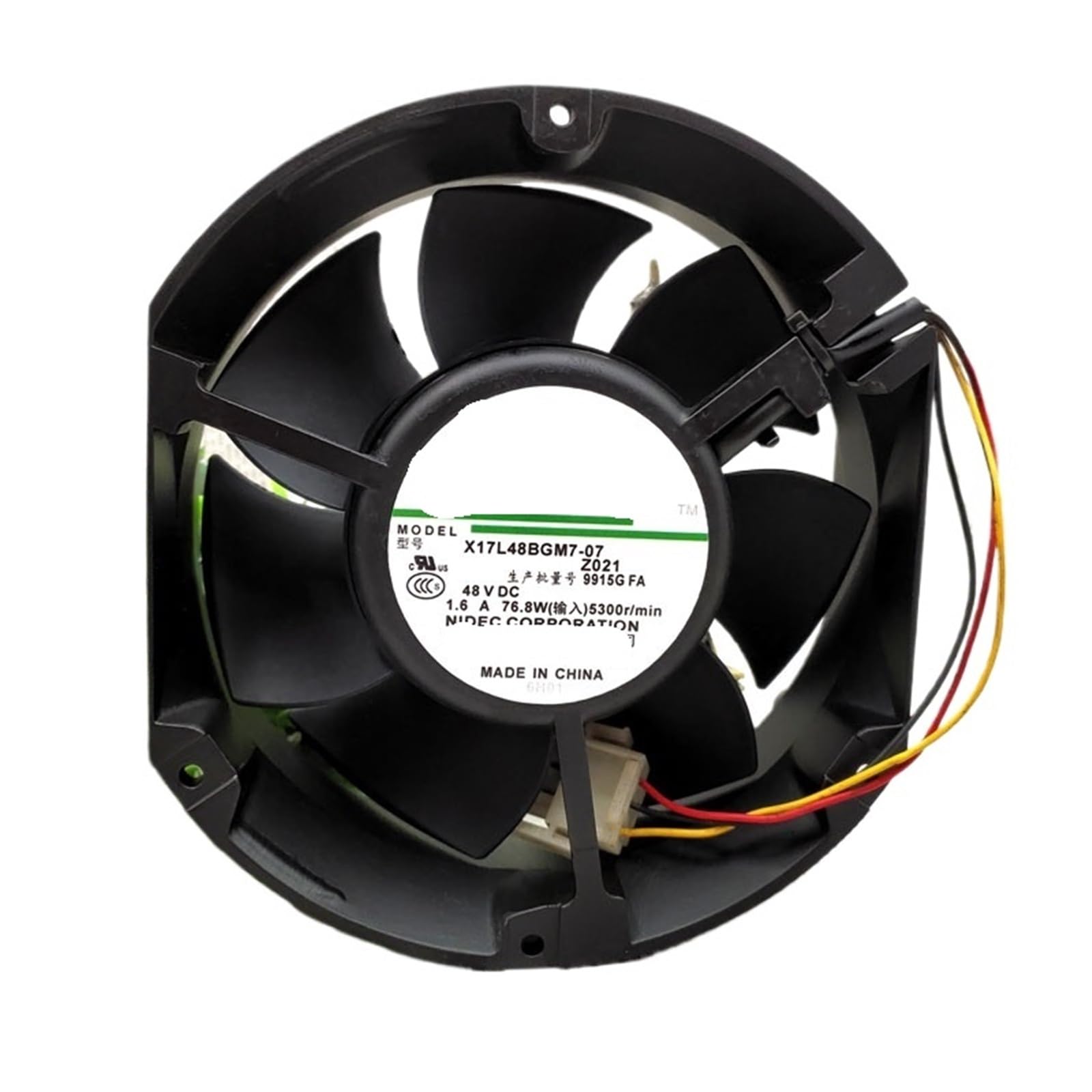 PWANUIGTE X17L48BGM7-07 48V 1.6A 17251 172 * 51mm Cooling Fan