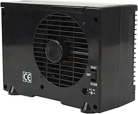 Fockety Mini Ar Condicionado, 2 Ar Condicionado Portátil Ajustável para Carro, Umidificador de Refrigerador de Ar Evaporativo DC12V, Ventilador de Refrigeração Pessoal Silenciosa para