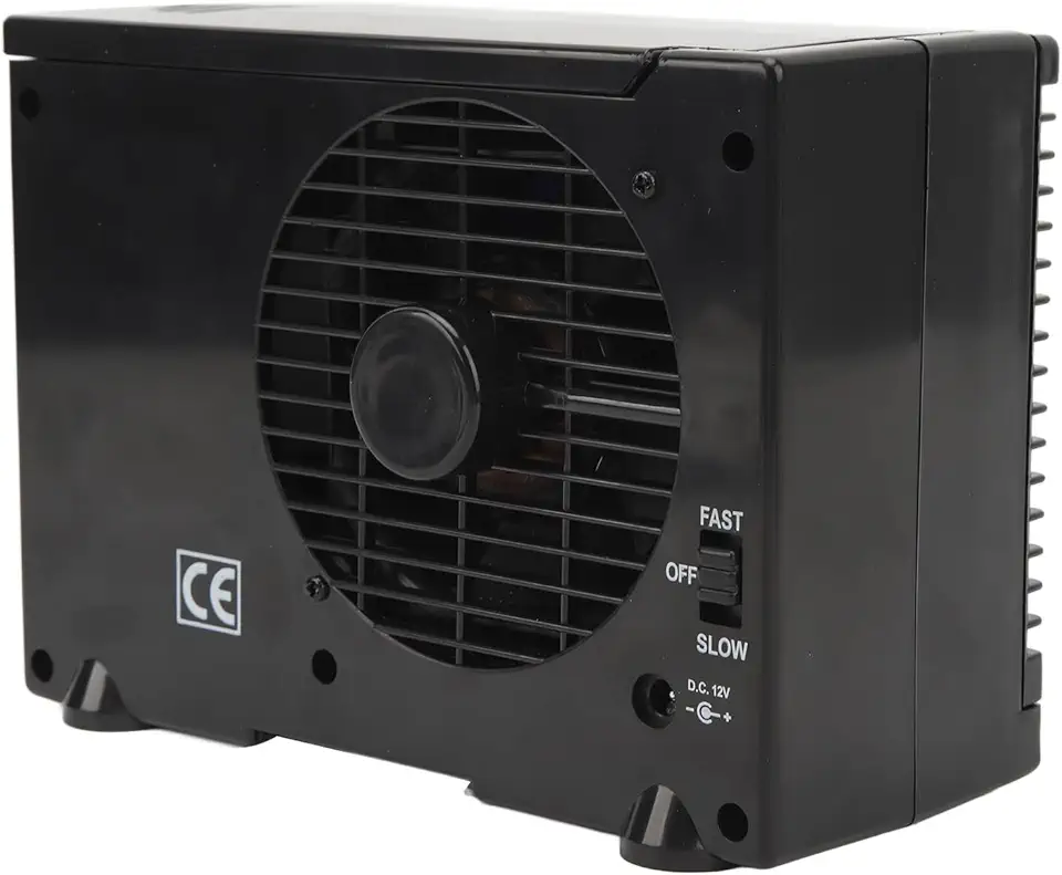 Fockety Mini Ar Condicionado, 2 Ar Condicionado Portátil Ajustável para Carro, Umidificador de Refrigerador de Ar Evaporativo DC12V, Ventilador de Refrigeração Pessoal Silenciosa para