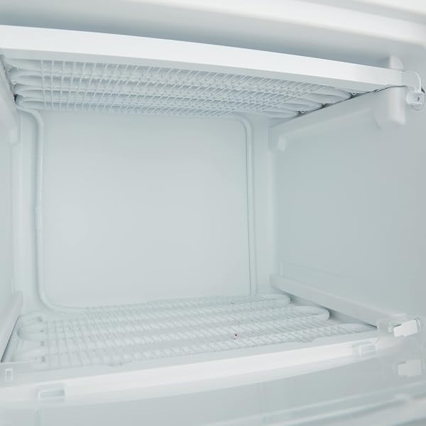 Cookology UCFZ60 48cm 60 Litre Capacity Freestanding Undercounter Freezer, Featuring a Practical Reversible Door, with 3 Large Drawers and a 4 Star Freezer Rating - In Grey - 4