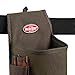 Bucket Boss Fastener Tool Pouch with FlapFit in Brown, 54160, Green