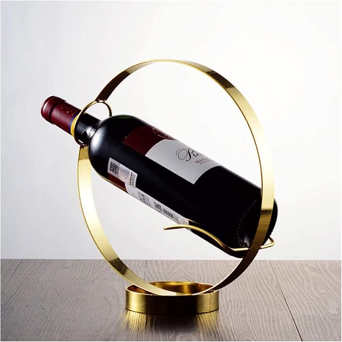 Soporte para Botellas de Vino Metal Oro miniatura 3