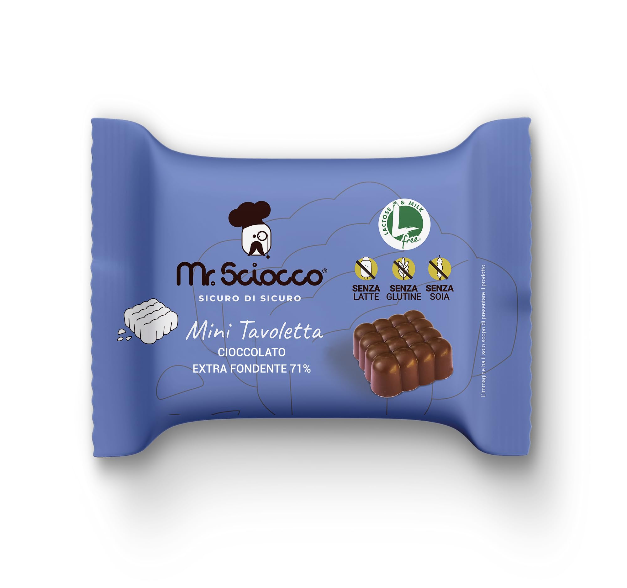 confezione regalo prodotti Mr.Sciocco TUTTI ALTERNATIVA 100% vegetale al cioccolato: mini tavolette gusti assortiti, ovetto, crema spalmabile, tavoletta Senza Glutine, Senza Latte e Lattosio
