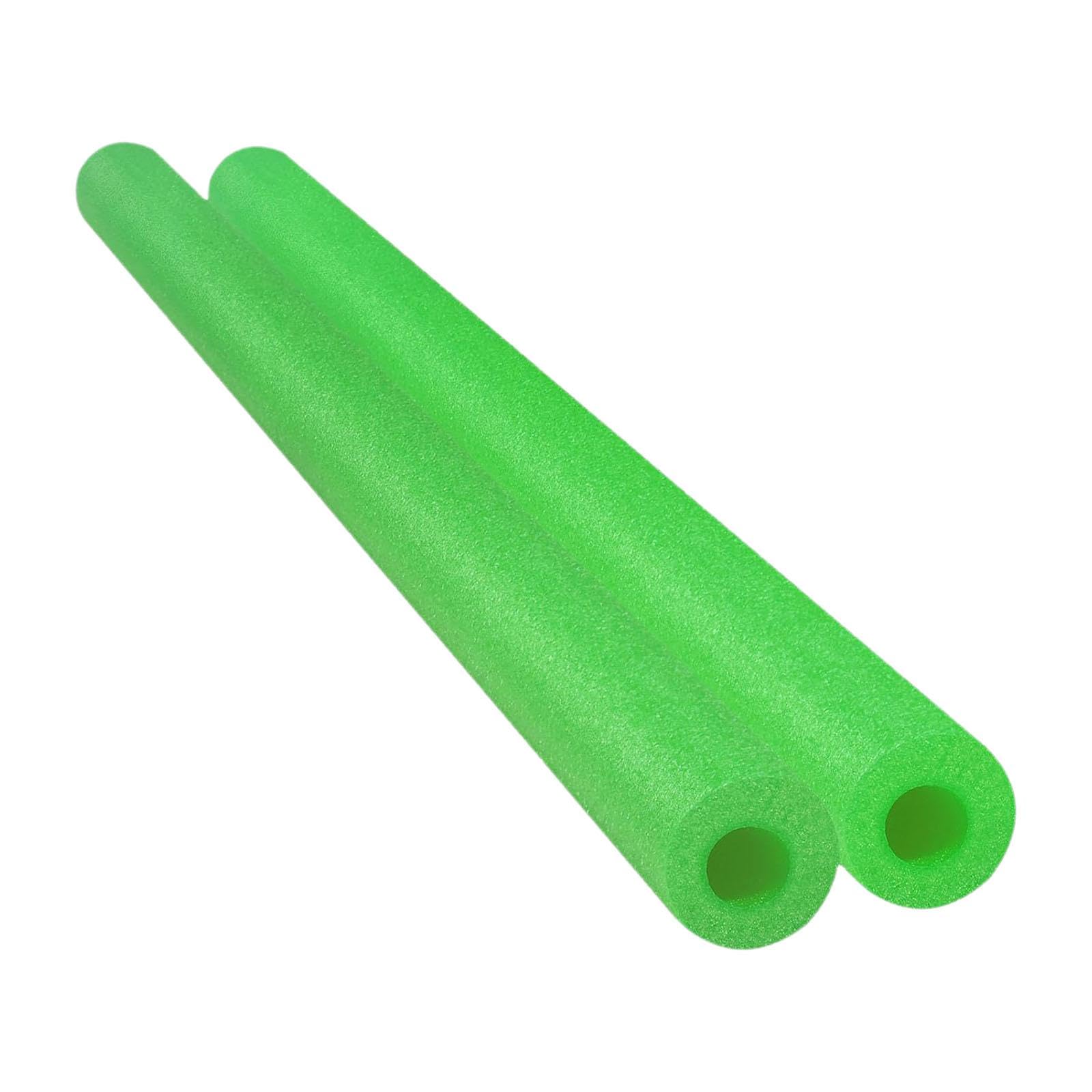 Fenteer 2 flotadores de Espuma para Piscina con núcleo, Tubos de Espuma Multiusos de 150 cm para diversión, Juegos, Playa, Manualidades y, Verde
