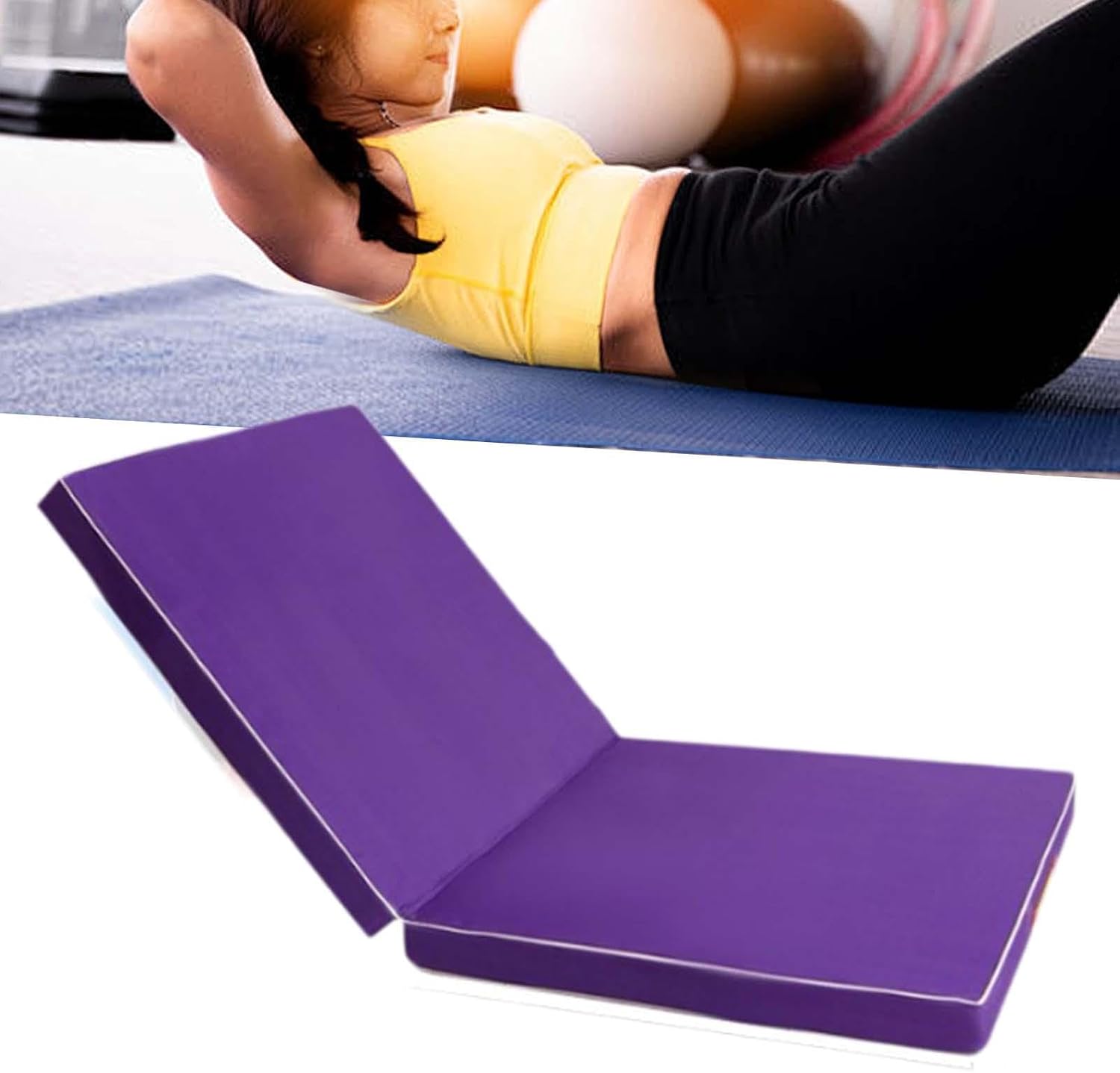 Gymnastics Mat for Children, Horizontal Bar, Soundproof, Foldable, for Home Use And Fitness Training.