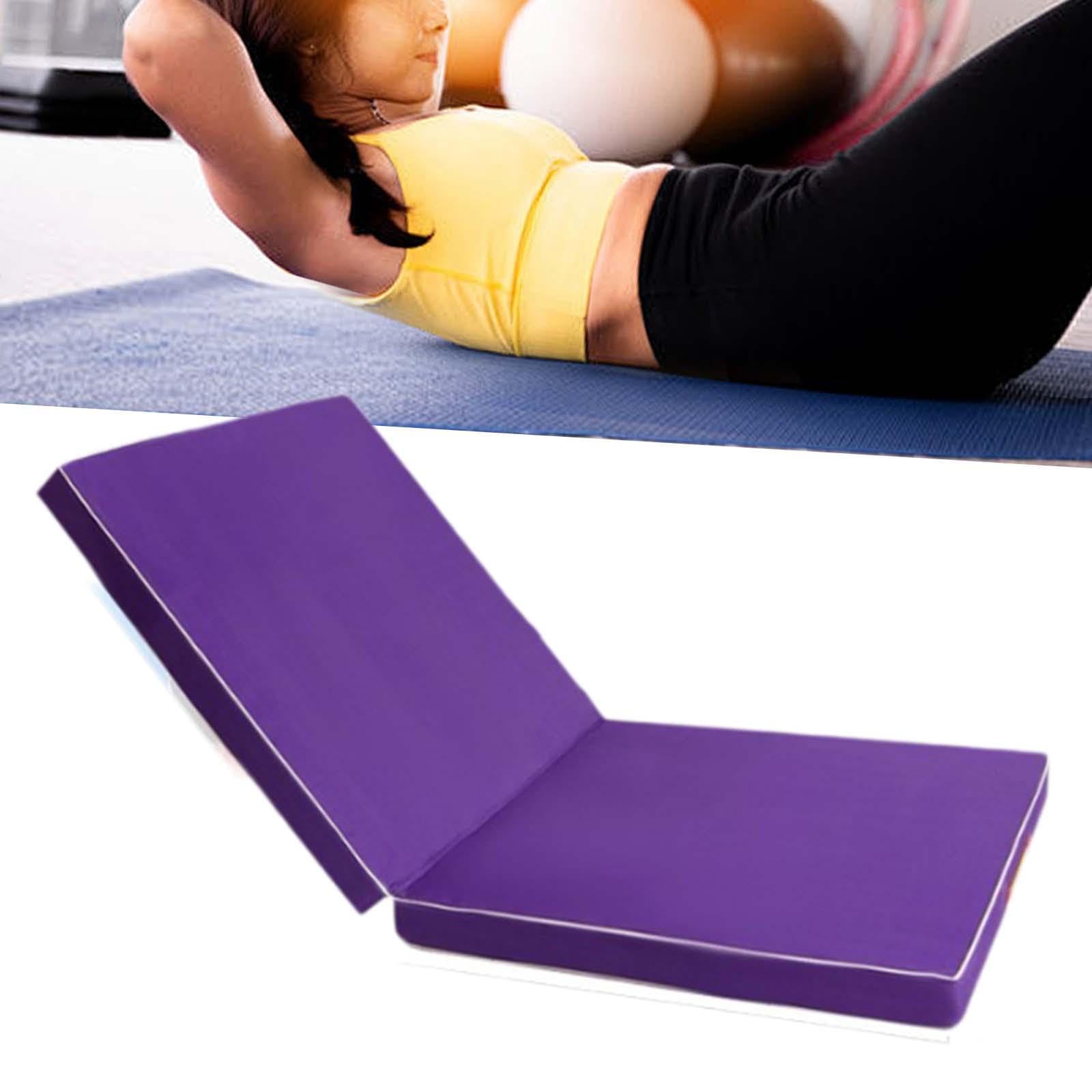 rockible Gymnastics Mat Muscle Training Home Use Portable Children Play Horizontal Bar Mat Exercise for Outdoor Indoor, Purple