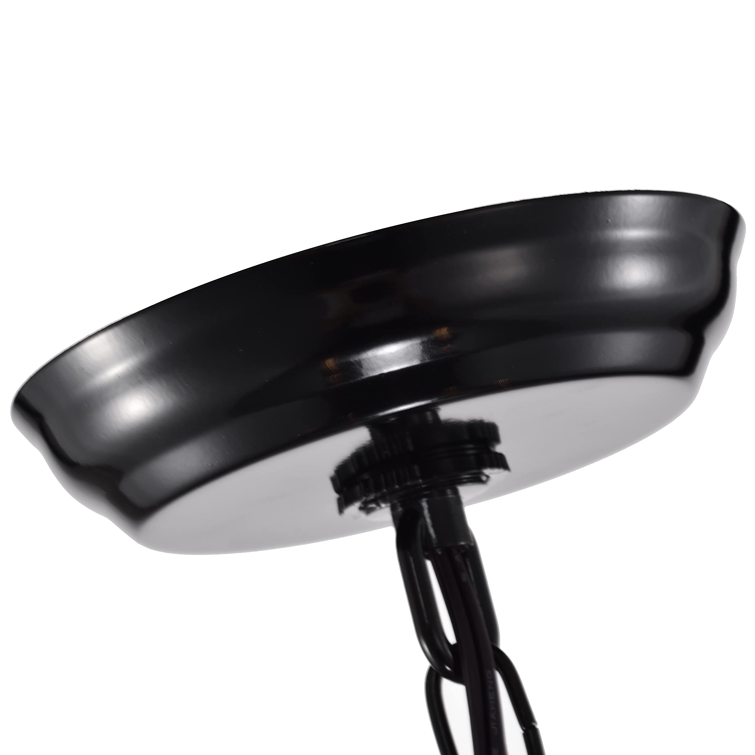 Mr.Color Black Light Fixture Canopy Kit 5 Inches Diameter and 6 Feet Chandelier Chain Includes Mounting Hardware for Pendant Light or Swag Light Fixtures, Max Fixture Load of 50 Pounds — Amazon image 3