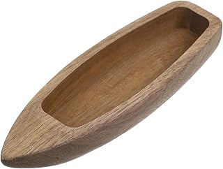 Holibanna Wooden Boat Model 5.82 Inch Natural Unfinished Miniature Sailboat Decor for DIY Craft Home Office Table Display