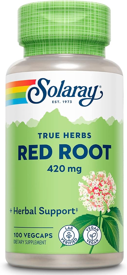 Amazon.com: SOLARAY Red Root Capsules, 420 mg | 100 Count : Health ...