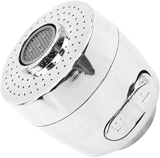 jojofuny Aireador De Fregadero De Cocina Filtro Electrochapado, Antisalpicaduras, Giratorio y Ajustable, Accesorio Para Grifo De Lavabo, Reemplazo, 1 Unidad