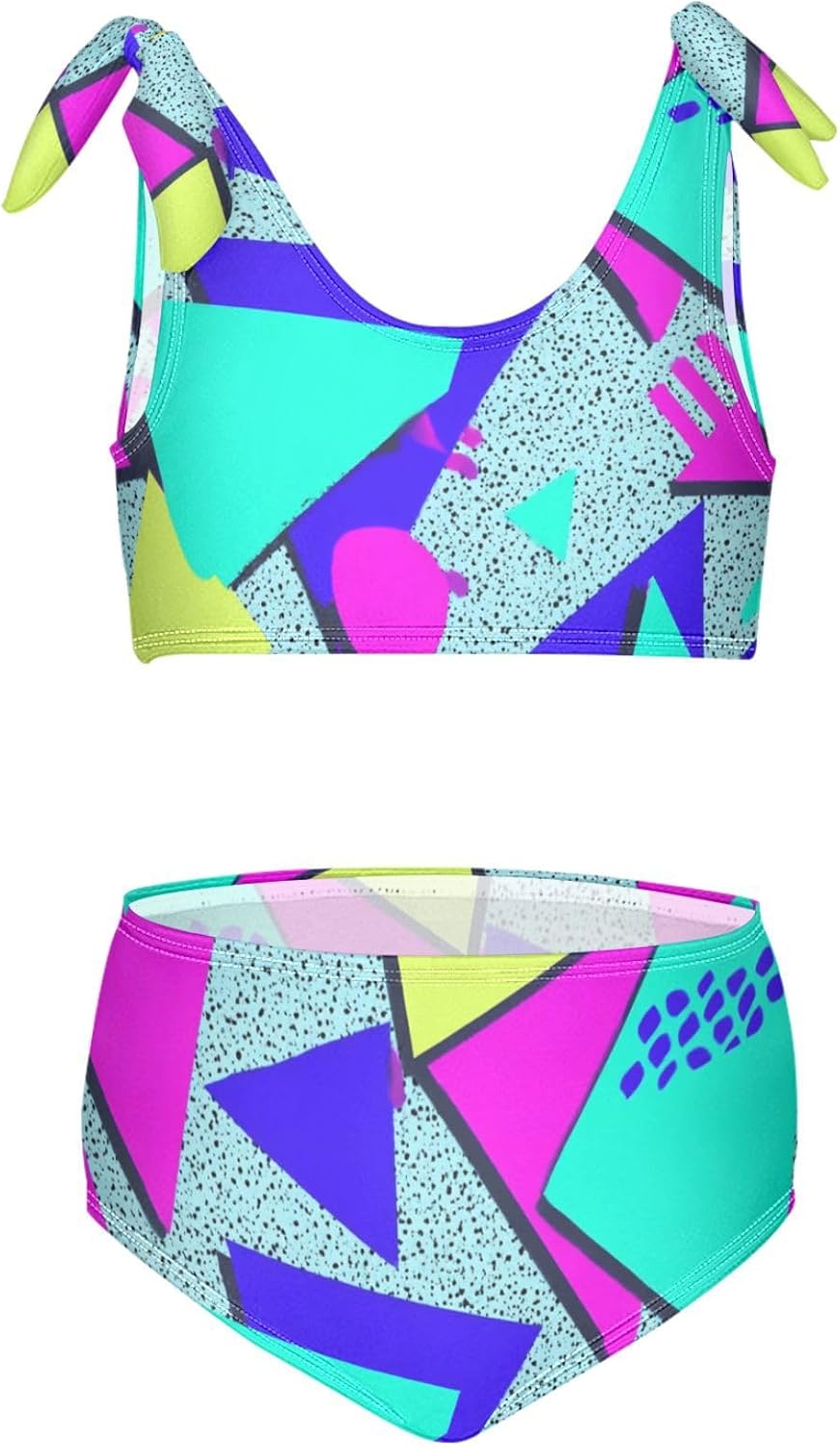 Boccsty Summer Girls Swimsuits Kids Bikini Sets 2 Pcs Bathing Suit for 3T-12T
