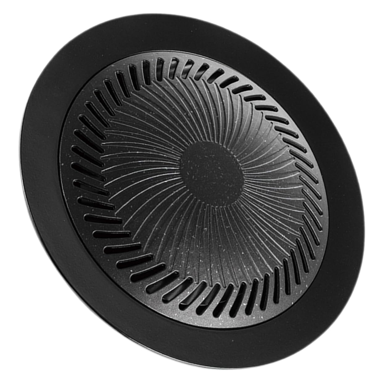 mata do grillowania, Zewnętrzny aluminiowy stojak na grilla z miejscem Camping czarny 32cm