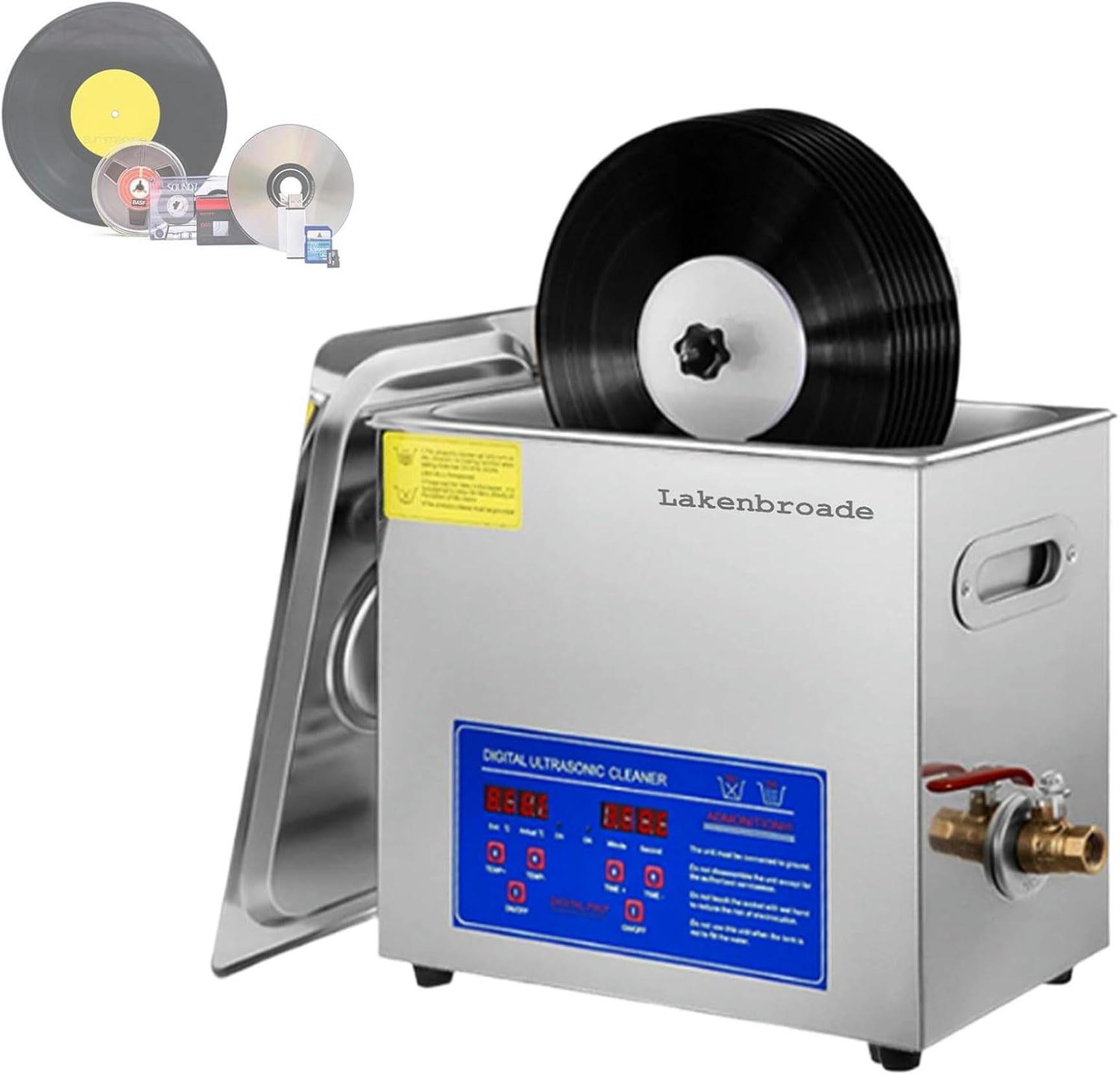 Kit de Limpieza de Discos de Vinilo definitivo | Incluye: Limpiador de Discos, Restaura y Revive Tus LP~/