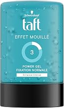 Schwarzkopf TAFT Power Gel Wet Effect Strong Hold Long Lasting 24-Hour Hair Styling Bottle 300 ml