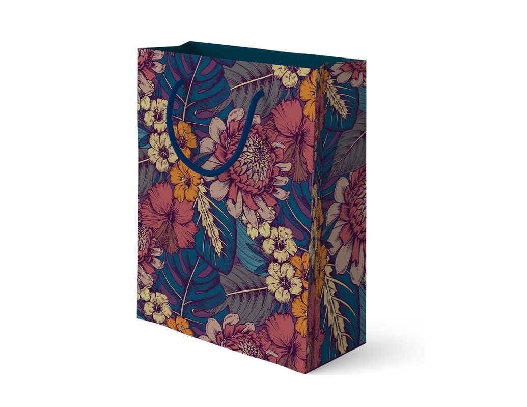 Sheer Creations Retro Flowers Gift Bag or Fashion Bags for Diwali Gifting, Birthday Gifts, Marriage Gifting, Christmas Gifts, Baby Showers & Shopping.(Pack of 10 Paper Bags) (B09K7Z1CC4) Amazon Price History, Amazon Price Tracker