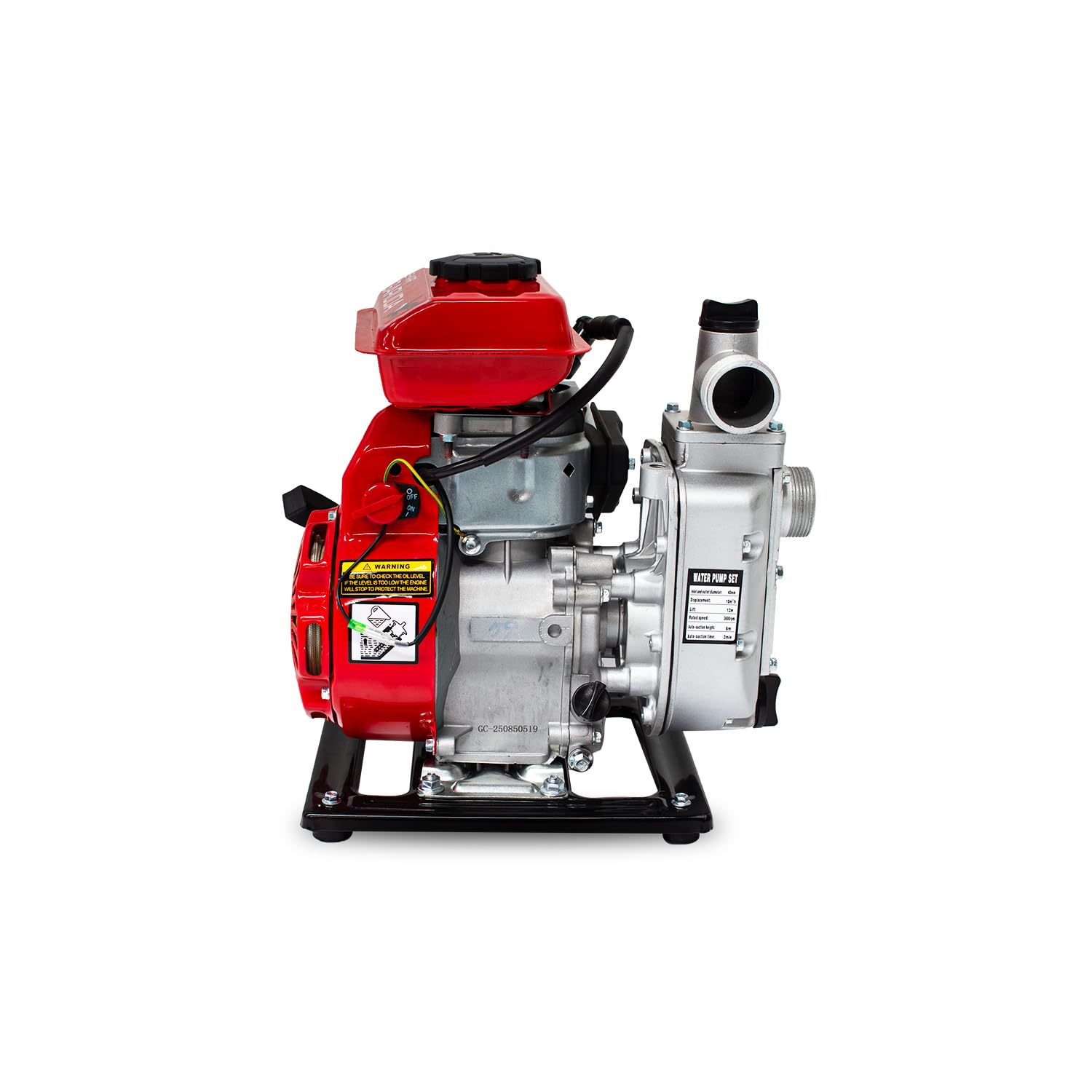 Sharp Garuda 1.5 Inch (40mm) Portable Water Pump | 98cc, 2.5 HP, 4-Stroke Petrol Engine, Auto Suction Pump for Irrigation, Agriculture, Construction & Domestic Use-image-25