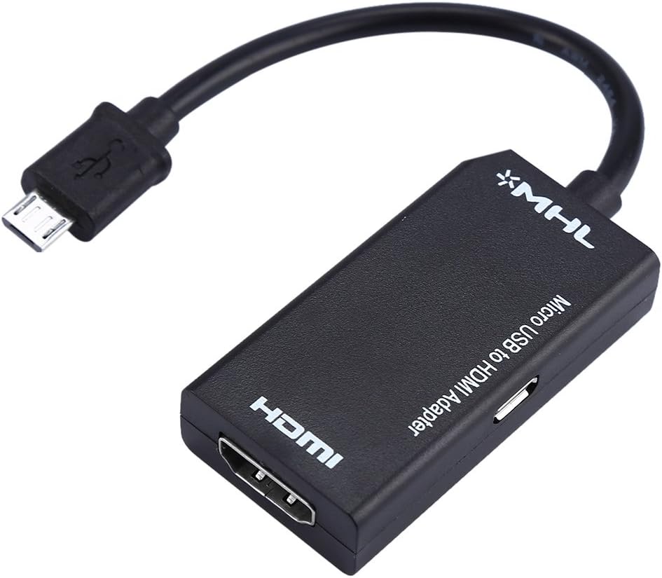 Micro USB to HDMI Female Video Converter Adapter Cable Support 1080p HD