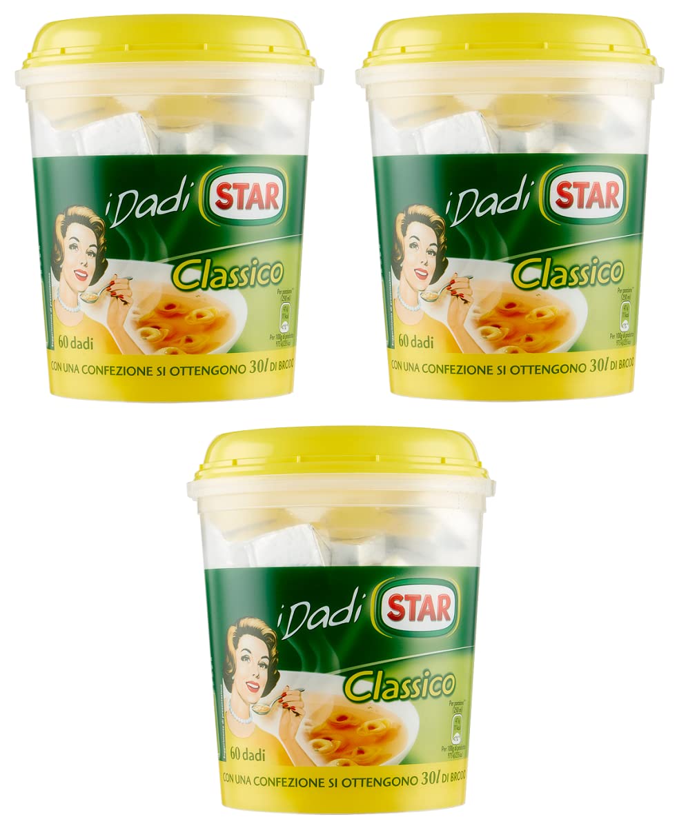 I Dadi Classico Dadi da Brodo - Cubo de cocción clásico (3 x 600 g)