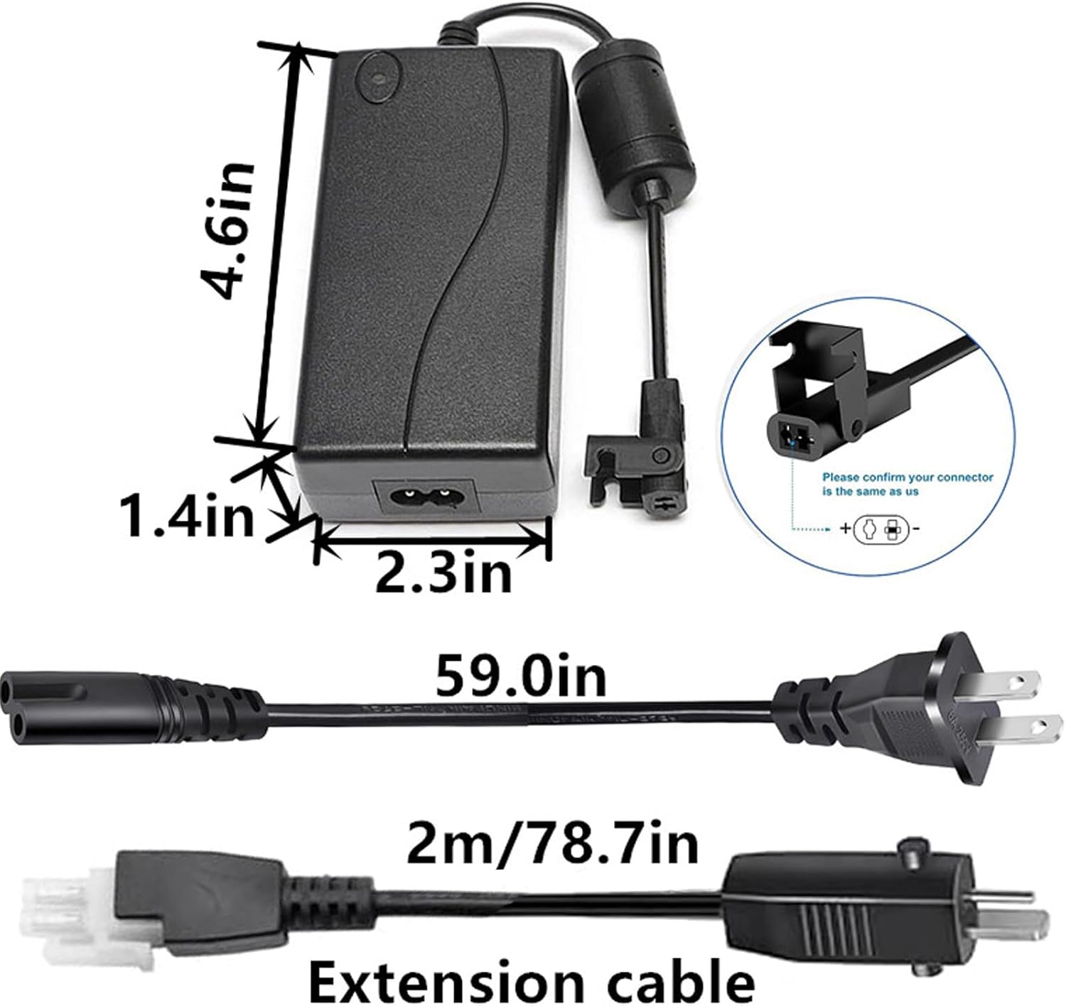 29V AC/DC Adapter for VIVO DESK-KIT-1B6B DESK-KIT-1B7B-36 Electric 60x24 inch/71x36 inch Standing Desk Workstation Home Office Desk Switching Power Supply Cord Charger Cable PSU