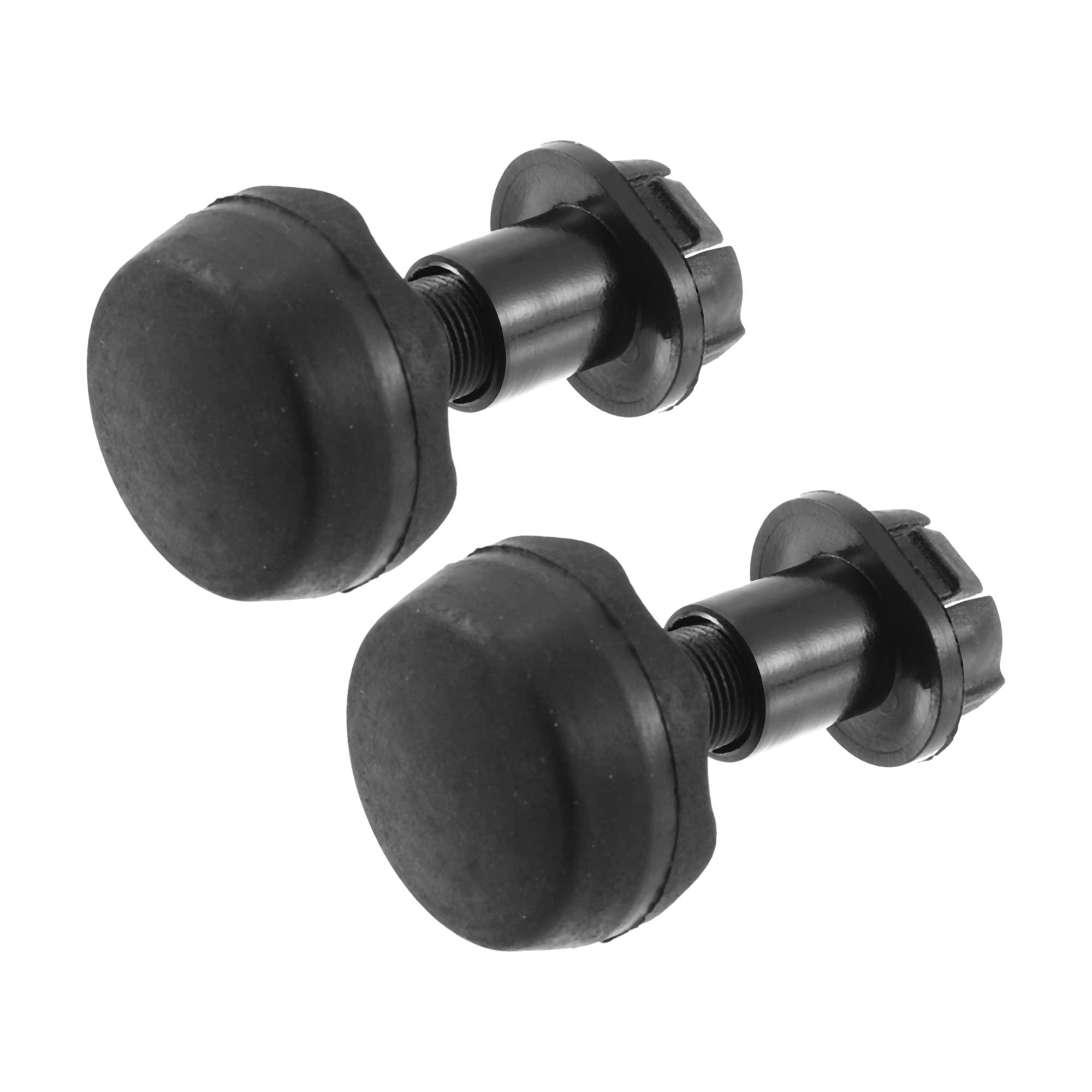 Set 2 Cuscinetti Stop Per Cofano Ford Focus/Escape - In Gomma, Nero - Foto 3