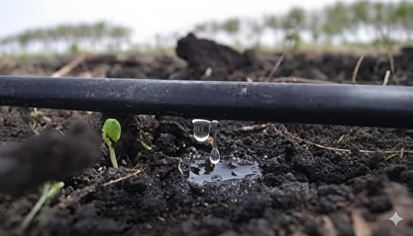 Tuberia Riego por Goteo 16mm SIN GOTEROS 100 metros | Tuberia riego 16mm AENOR | Manguera de Riego 16 mm | Tubo Jardin 16 mm negro | Bobina Agricola sin goteo | Tubería Jardin Arboles Terrazas Goteo