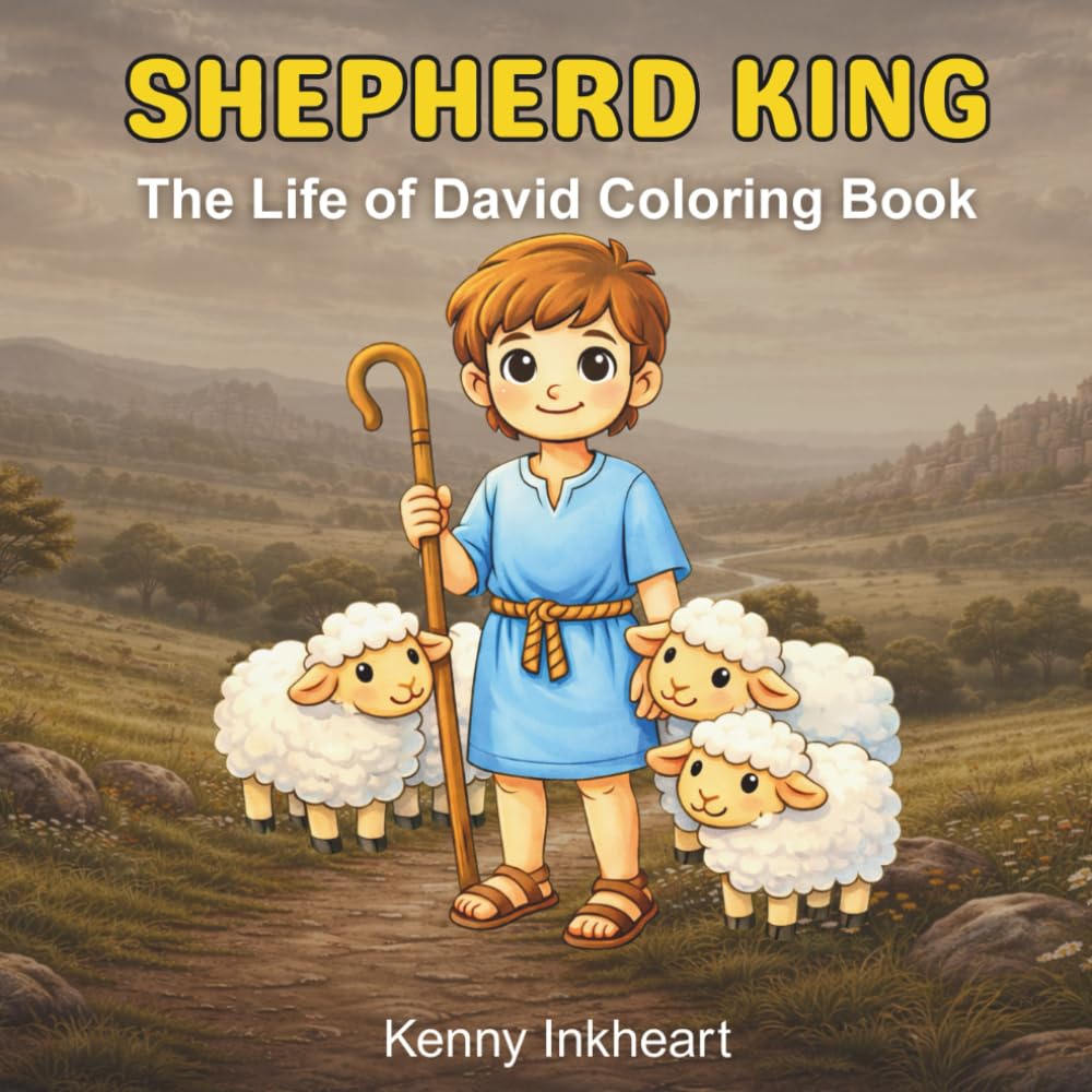 Shepherd King: The Life of David Coloring Book