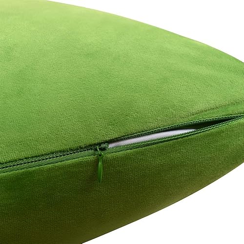 Miniatura 4 de Krifey Juego de 2 fundas de almohada cuadradas decorativas de terciopelo, funda de cojín suave para sofá, dormitorio o automóvil, 20 x 20 pulgadas,