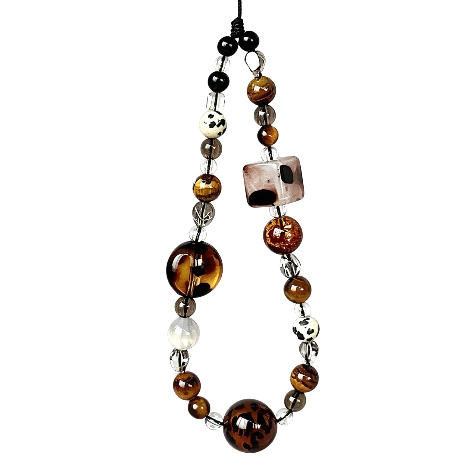 Beaded Camera Wrist Strap Cute Digital Camera Charm Lanyard Phone Charms Strap Beaded Camera Chain for Phone