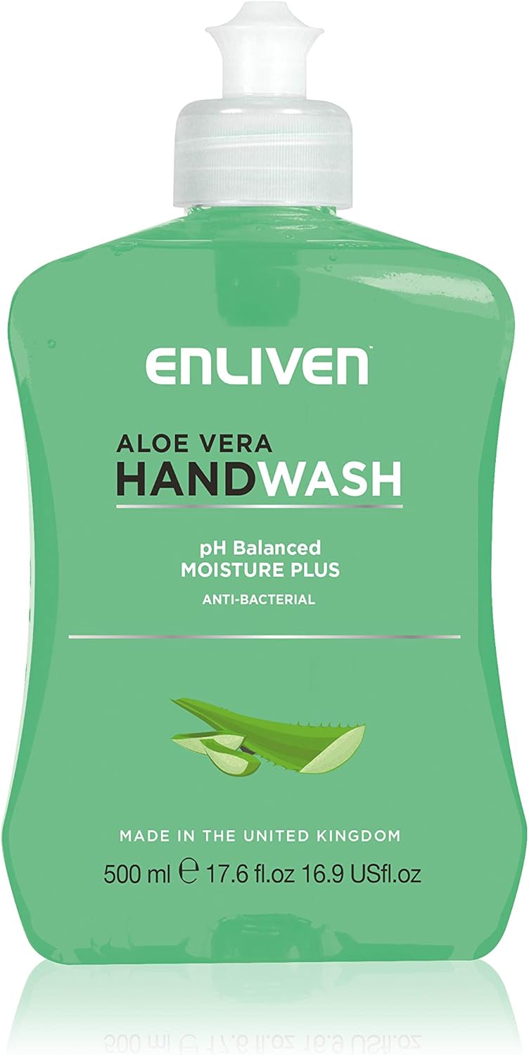 Enliven Hand Wash Aloe Vera 24x 500ml Amazon.co.uk Beauty