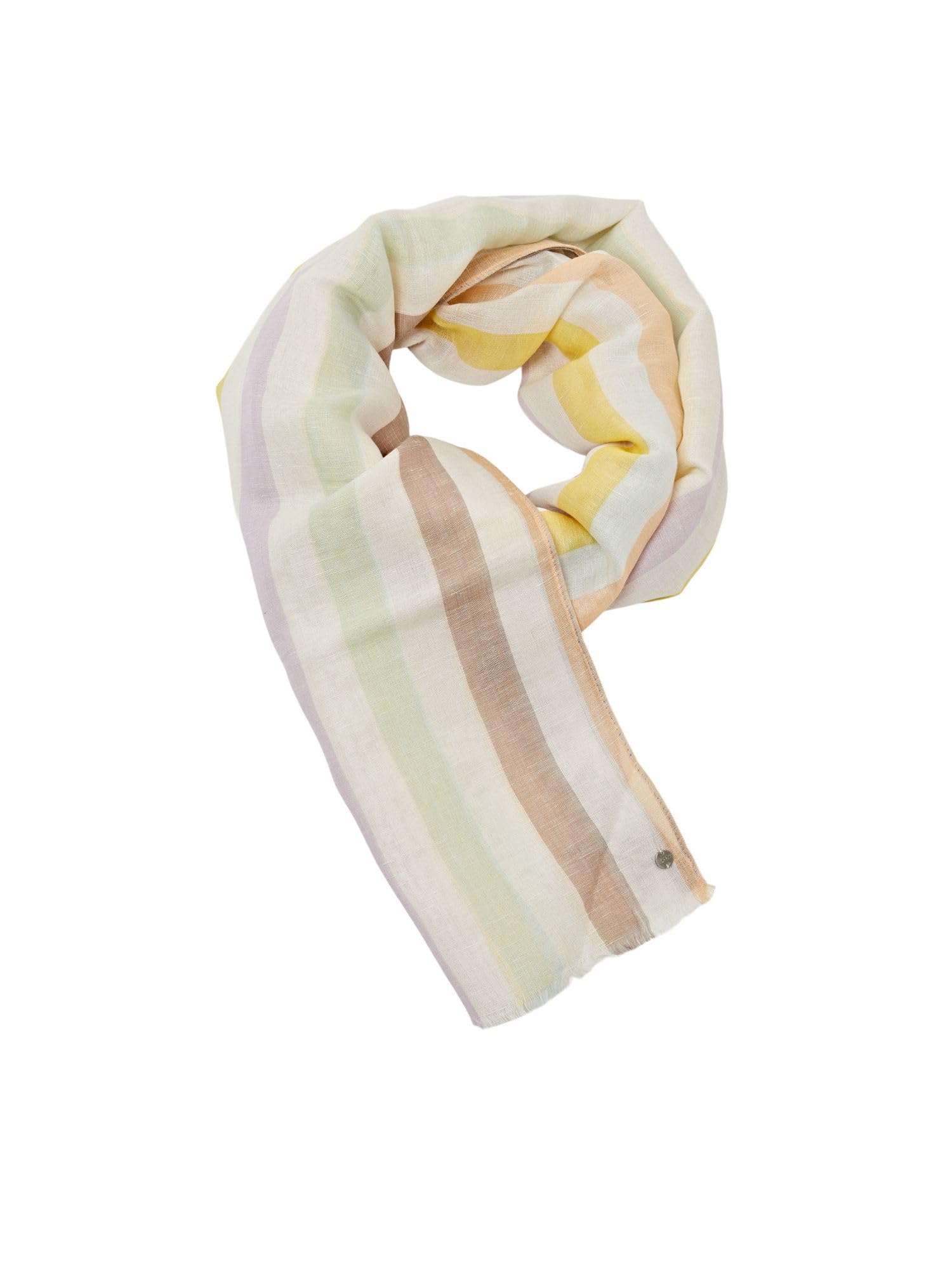 ESPRIT Striped Scarf, off white, One size