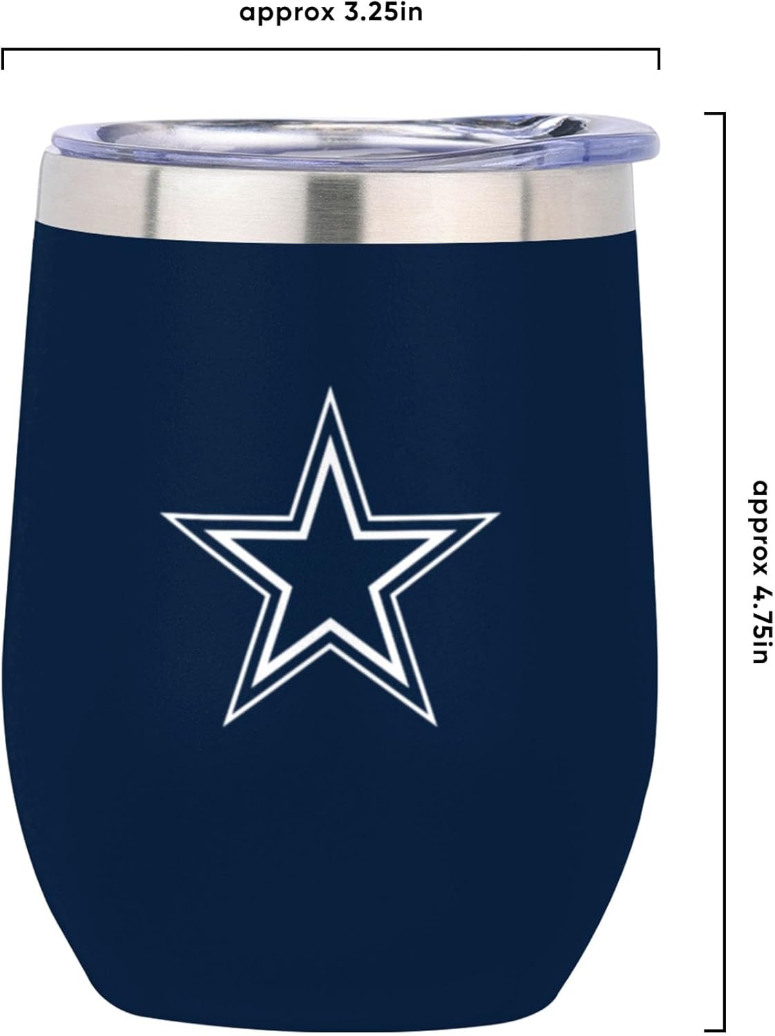 FOCO NFL unisex-adult NFL Team Logo Insulated Travel Mug 12oz Mini Tumbler