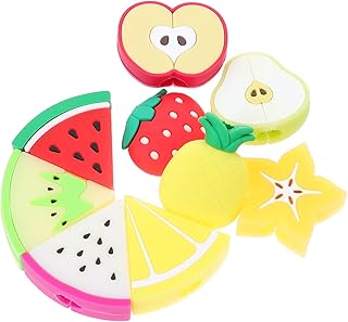 Garneck 9個 可愛いフルーツ形状ケーブルプロテクター 点 断線防止 耐摩耗性付き 対応充電ケーブル保護カバー 携帯充電器データ転送用