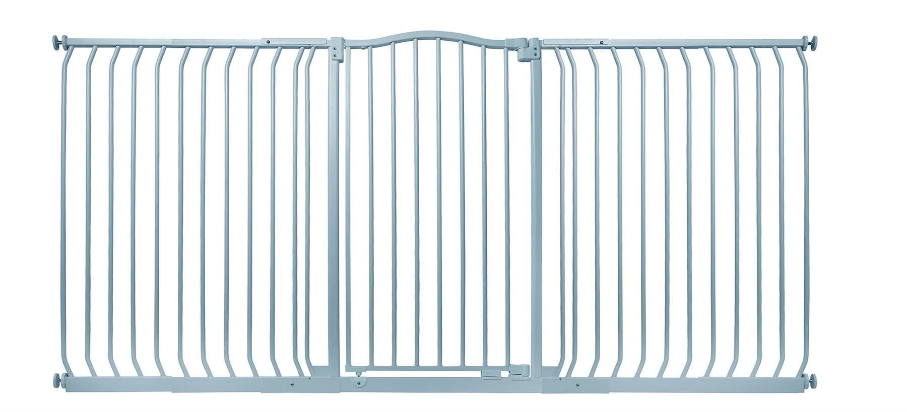 Safetots Extra Tall Curved Top Safety Gate, 116cm - 125cm, Matt Black, Extra Tall 100cm in Height, Pressure Fit Stair Gate, Baby Gate for Doors Hallways and Spaces, Safety Barrier, Easy Installation — view 63