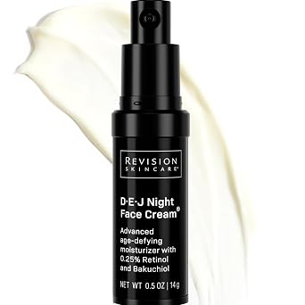 Revision Skincare DEJ Night Face Cream, Anti Aging Moisturizer, Antioxidant Rich with Retinol and Bakuchiol